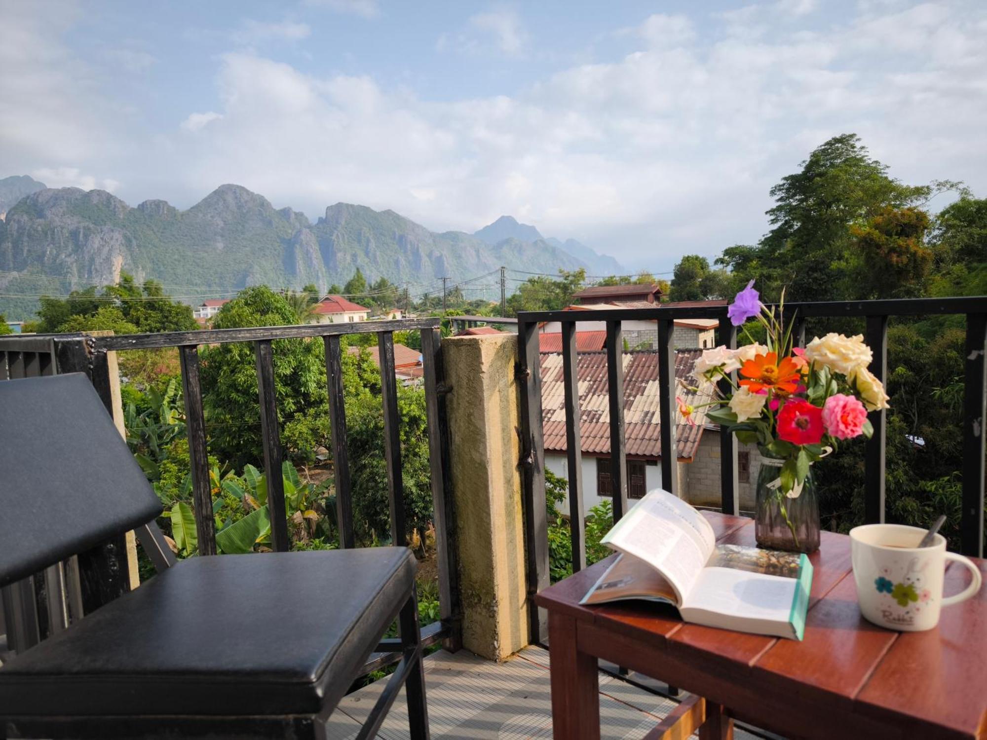 Dok Champa Resort Vang Vieng Zewnętrze zdjęcie